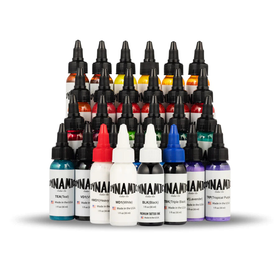 Dynamic Master Collection Tattoo Ink Color Full Set - 1 oz