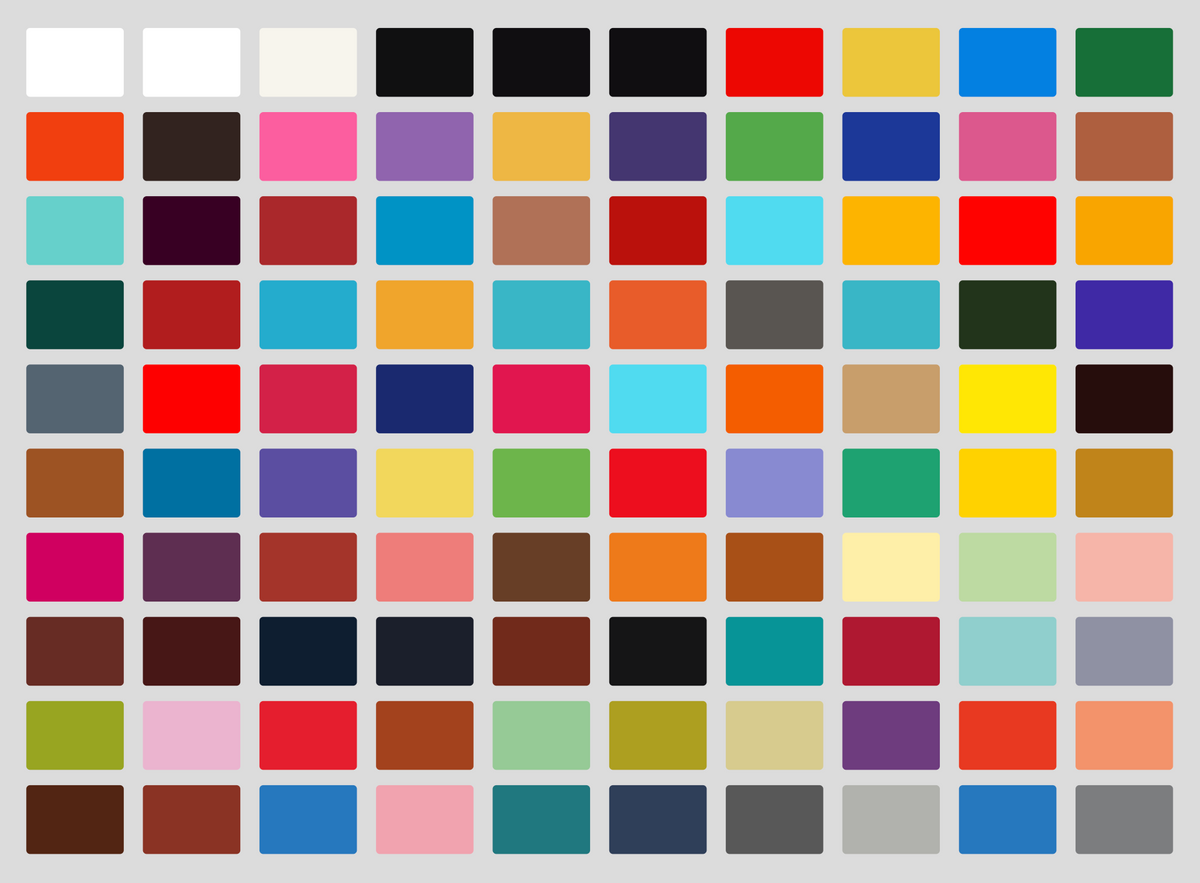 101 Color Set – Radiant Colors