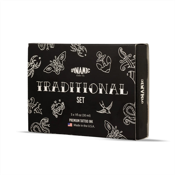 Dynamic Tattoo Ink Traditional 1oz Color Set (Pre-Order 預訂)